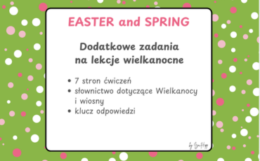 Zestaw wielkanocno-wiosennych kart pracy dla klas 4–8 (A1/A2), który w naturalny sposób łączy naukę języka z lekkim, sezonowym klimatem 🌷  Znajdziesz tu 7 stron różnorodnych ćwiczeń (słownictwo, czytanie, pytania i odpowiedzi) oraz klucz odpowiedzi — idealne na lekcje przedświąteczne.